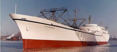 Das erste nukleare Handelsschiff der Welt  NS Savannah