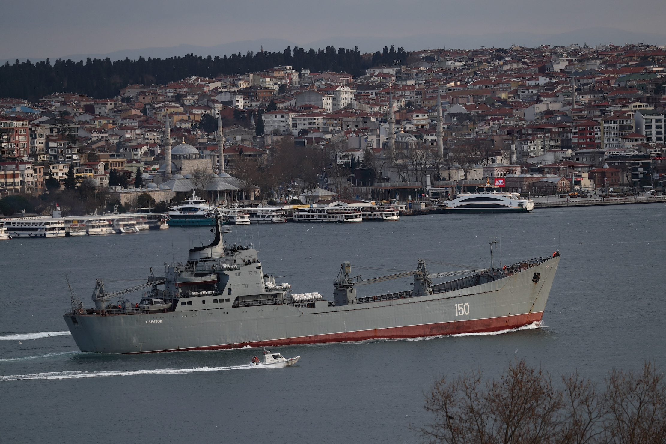 Die Türkei schließte den Bosporus nicht vor russischen Schiffen