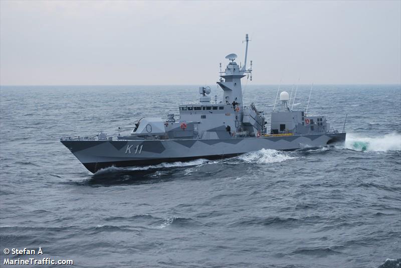 SWEDISH WARSHIP P11 FOTO